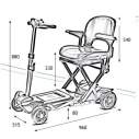 Scooter Transformer with electric folding Scooter Transformer with electric folding