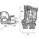 Scooter Transformer with electric folding Scooter Transformer with electric folding