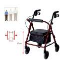 Smalle rollator Laag AD185 Smalle rollator Laag AD185