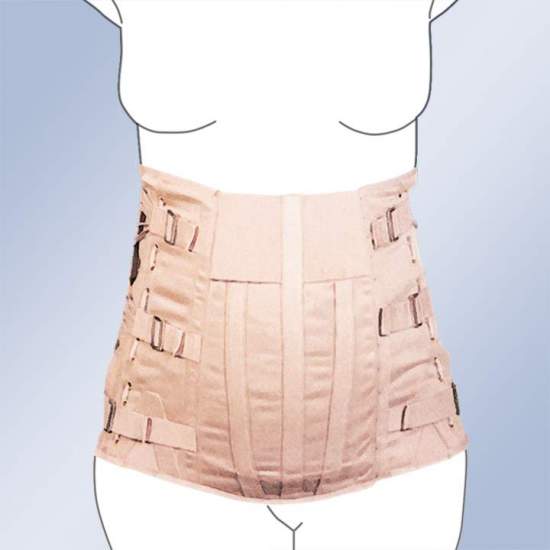 GIRL DORSOLUMBAR SEMIRRIGIDA ABDOMEN PENDUL LADY CORSETERIA 2050-S