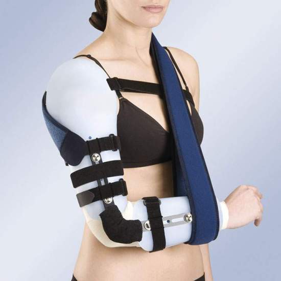 ORTESIS OF ARTICULATED ARM AND ELBOW IN THE THERMOPLASTIC TP-6300