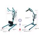 Duo standing and transfer crane Duo standing and transfer crane