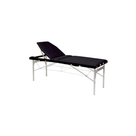 Folding stretcher with aluminum legs Folding stretcher with aluminum legs