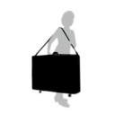 Folding stretcher with aluminum legs Folding stretcher with aluminum legs